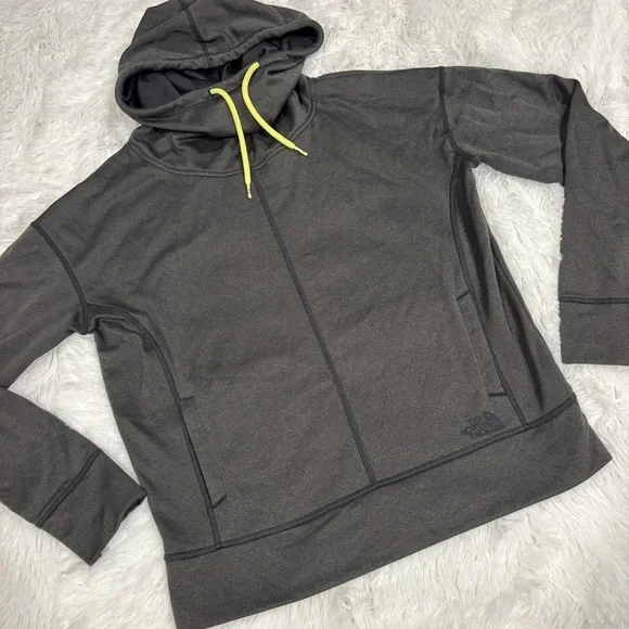 The North Face Women's Lanna Pullover Hoodie Mock Cowl Neck Gray Size Large - Picture 1 of 11